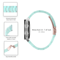 Miniatyrbild 3 av 4: Ersättningsarmband för Garmin Vivoactive 4, 22 mm vattentätt klockarmband i harts - Fantomgrön Green Style N Garmin Vivoactive 4