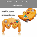 Miniatyrbilde 4 av 5: Ny kablet kontroller gamepad for Nintendo Gamecube-konsoll og Wii U-konsoll yellow