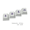 Miniatyrbild 5 av 5: Nya Oem Direction Keys Sublimering Mekaniska Tangentbords Keycaps Pbt För Key Cap