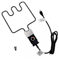 Miniatyrbillede 1 af 5: 1500W Elektrisk Rygergrill Varmeelement M/Controller til Masterbuilt Ryger FT