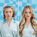 Pikkukuva 3 / 5: Kitsch Satin Heatless Curling Set - Hiusten rullat lämpöä vailla kiharoille | Lämpöä vailla kihartimet & kuumat rullat | Hiusten rullat nukkumaan | Lämpöä vailla kihartaminen Malibu