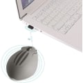 Miniatyrbild 5 av 5: Trådlös Mus Söt Hamsterformad Datormus 1200DPI Mindre Buller Bärbar USB-Mus Sladdlös Mus för PC Laptop Dator Notebook Grey