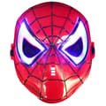 Lysende Spiderman Maske Gutter Barn Voksne Maskerade Superhelt rød
