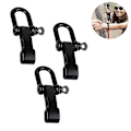 Miniatyrbilde 2 av 5: 3 stk U-formet spenne utendørs paraply tau armbånd tilbehør justering spenne U-formet stålspenne