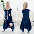 Miniatyrbild 4 av 5: Sovpåse för barn med ben Mjuka pyjamasflickor Pojkar Sovpåse Dark blue S(1 to 3 Jahre)