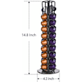 Miniatyrbilde 2 av 5: Nespresso-holder Nespresso kaffekapselholder Nespresso kapselholder 40 stk 360 graders roterbar kapselholder, svart