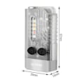 Pikkukuva 1 / 5: Boruit V10 LED-avaimenperä EDC-taskulamppu USB-ladattava magneettinen taskulamppu työlamppu-g
