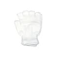 Fyrkantiga vantar, korta & fingerlösa - Vit Vit one size white
