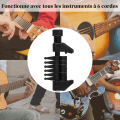 Miniatyrbild 4 av 5: Ukulele Capo Akustisk Eletric Gitarr Clip Snabbväxlande Capo Klämma, bärbar Akustisk Gitarr Ackord