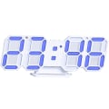 Miniatyrbilde 1 av 5: 3D digital vekkerklokke, vegg LED-tallur med 3 automatisk justering