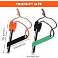 Miniatyrbilde 2 av 4: 3 X Utendørs Brann Stål Brannstarter Brann Stål Flint Overlevelse Magnesium Flint Flint Flint Brann Stick Magnesium Brann Stål Håndlaget For Camping/tur-
