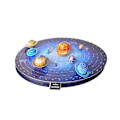 Miniatyrbild 1 av 5: 1 Set Solarsystem 3D Tredimensionellt Pussel Leksak Rymden 8 Planeter Modeller
