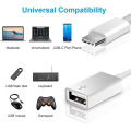 Miniatyrbillede 3 af 4: 2 stk. USB C til USB 2.0 adapter Type-c OTG kabel Type C han til USB A hun adapter