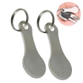 Miniatyrbilde 2 av 5: Nøkkel for handlevogn, 2 stk. Universal nøkkelbrikke for handlevogn, chip for handlevogn, flyttbar nøkkelbrikke, myntbrikke, nøkkelring for handlevogner