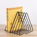 Miniatyrbillede 5 af 5: Metal Avisstativ, Desktop Magasinstativ, Bogender Avis Holder 4