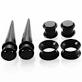 Pikkukuva 3 / 5: Punk Tapers Kit Plugs Stretching Set Tunnel Ears Expansion 50 Pcs