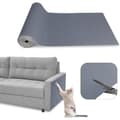 30×100cm Selvklebende katteskrapebrett, veggbeskytter for skrapebrett, sofaskrapebrett, katteskrapematte, hjørne DIY grå gray