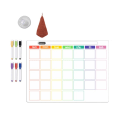 Miniatyrbillede 9 af 11: Køleskabsmagnet Kalender Ugentlig Planlægger Magnetisk Kalender Whiteboard Månedlig To-Do Liste Indkøbsliste Tavle null - CT803
