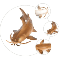 Miniatyrbilde 3 av 5: Falsk Steinbit Modell Falsk Fisk: Fiskeleketøy Fotorekvisitt Kaffe Kunstig Steinbit Figurer Barn Fiskeleksett For Hjem Kjøkken Dekorasjon