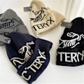 Pikkukuva 4 / 4: Arcteryx Bird Head Black Toque Beanie Hat Cap Dark grey