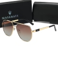 Pikkukuva 1 / 2: Uudet aurinkolasit Maserati Large Frame -aurinkolasit Maserati Polarized Driving Glasses miehille pakkauksessa Color D