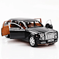Pikkukuva 5 / 5: 1/24 seosauto malli lelut Rolls Royce Phantom Metalli painevalettu korkea simulointi limusiini ääni valo lelut lasten lahjat kokoelma Black Rolls Royce