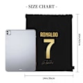 Pikkukuva 2 / 5: Cr7 Cristiano Ronaldo -reput reppu Multi-function Drawstring Bags Drawstring Bundle Pocket Sports Bag Book Bags For Travel Students One Size 2