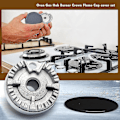 Miniatyrbild 5 av 5: Spishätta Set för Spis, Uppgraderad Spislock, Gasbrännare Lock, Passar Gasspisar