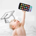 Miniatyrbilde 1 av 5: Fort Nite Smart Mobiltelefon Leker Barn Læring Mobiltelefon Elektrisk Musikk Lyd Lys Pedagogisk Maskin Barn Bursdagsgave Blue