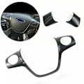 Miniatyrbilde 4 av 5: 3-delt rattdeksel i karbonfiberfarge passer til Ford Focus Escape Kuga C-max