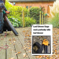 Miniatyrbillede 2 af 5: Løvblæserpose med lynlås i bunden til løvblæser, støvsugerpose til have, græsplæne, passer til blæsere og støvsugere