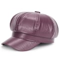 Pikkukuva 1 / 5: Pu Nahkainen Cab Maalarin Hattu Gatsby Ivy Baretti purple
