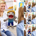 Miniatyrbillede 5 af 5: Jeffy Puppet Blød Plys Legetøj Hånddukke Prank Puppet Med Fungerende Mund B