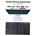 Miniatyrbilde 2 av 5: Docooler Oversized Gaming Musematte Tastatursnarveier Musematte Datamaskin Kontor Vanntett Sklisikker Stor Skrivebordspute