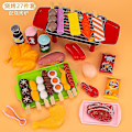 Pikkukuva 2 / 2: Keittiölelut Tekoruoan Hot Pot Vihannekset Grilli Leikkaa Ja Che Le Poika Ja Tyttö Ruokailusetti Set of 28 pieces
