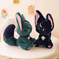 Miniatyrbild 5 av 5: Plush Kattdocka Tinari Dockfigur Cartoon Dockfigur Barn Dockfigur green