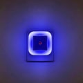 Miniatyrbilde 1 av 5: [Pakke med 4] Plug In Led Lys Blå Nattlys Med Skumring Til Morgen Sensor, Automatisk På/Av - Perfekt For Trapper, Gang Og Kjøkken C