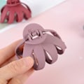 Miniatyrbilde 3 av 5: Sett med 6 mellomstore hårklokker med sklisikker grep, blekksprutkjeveklemmer, matte tykke hårklemmer, tilbehør til daglig frisyre for kvinner og jenter