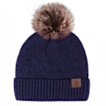 Miniatyrbillede 1 af 5: Hue til kvinder og mænd - Vinterhue til kvinder - Cuffed Beanies - Varm hue - Grå Tibetan