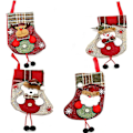 Miniatyrbild 1 av 4: Julstrumpor, 4 Set Julstrumpor