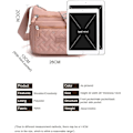 Pikkukuva 4 / 4: Naisten crossbody-laukku, moniosainen crossbody-laukku, olkalaukku, matkalaukku, käsilaukku (vaaleanpunainen)