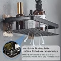 Miniatyrbillede 3 af 5: Brusehylde, 2 brusekurv, brusekabine ingen boring