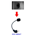 Miniatyrbild 4 av 4: 033-W047 Mikrofon (Oval Jack) för Nya Hyper X, Cloud Ⅱ Brusreducerande Gaming Headset