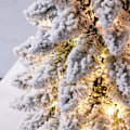 Miniatyrbild 4 av 5: Bordsskiva Julgran Snöbeklädd Julgran Med Led-lampor