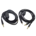 Miniatyrbilde 8 av 10: for Sennheiser- G4ME ONE GAME ZERO GSP350 500 600 stereo lydkabel Dobbel pluggversjon Double plug version