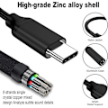 Pikkukuva 2 / 5: Usb-C-3,5 mm:n naaraspuhelinliitinsovitin, Usb-C-Aux-ääniliitinsovitin, yhteensopiva Pixel 4 3 2 Xl:n, Samsung Galaxy S21 S20 Ultra S:n kanssa