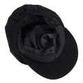 Miniatyrbillede 5 af 5: Baker Boy Cap Hat til kvinder Pige Berets Franske Bønner Cap Hats 8-panel Varm Uld Newsboy Cap Black