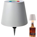 Miniatyrbilde 1 av 5: Trådløs flaskelampe RGB/3 farger dimbar Pridola trådløs flaskelampe, oppladbar pustende lysmodus berøringsfri bordlampe White RGB