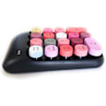 Miniatyrbilde 3 av 5: Trådløst numerisk tastatur med 18 taster, 2,4 GHz USB, bærbar, fargerikt talltastatur for bærbar PC, stasjonær PC, Surface Pro, PC, bærbar PC