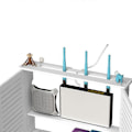 Pikkukuva 2 / 5: Langaton Wifi-reitittimen säilytyslaatikko Puinen laatikko Kaapelit Virta + Johdonpidike Seinäkiinnitys Pistorasia